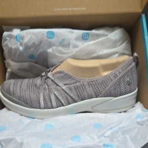 Bzees Women's Silver Slip-On Sneakers